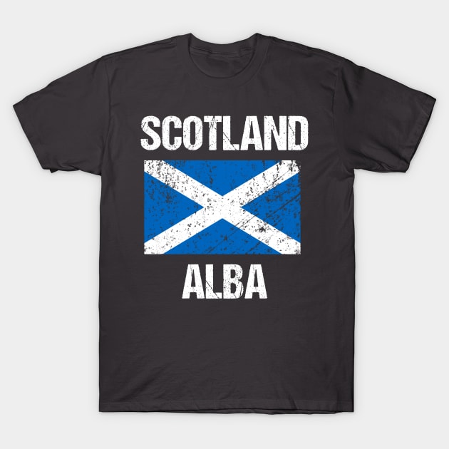 ALBA Scotland Flag T-Shirt by kaliyuga